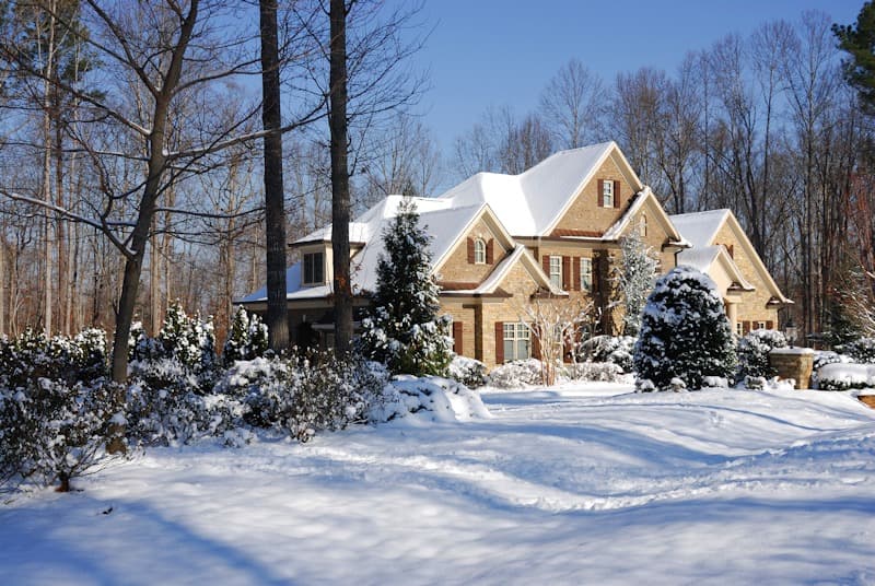 House in Snow
